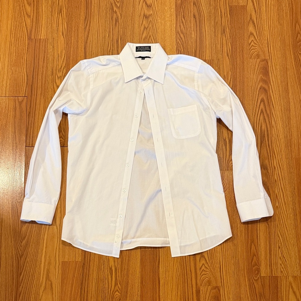 Elegant White Dress Shirt for Men